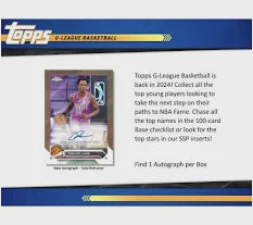 2023-24 Topps G-League Basketball Hobby Box