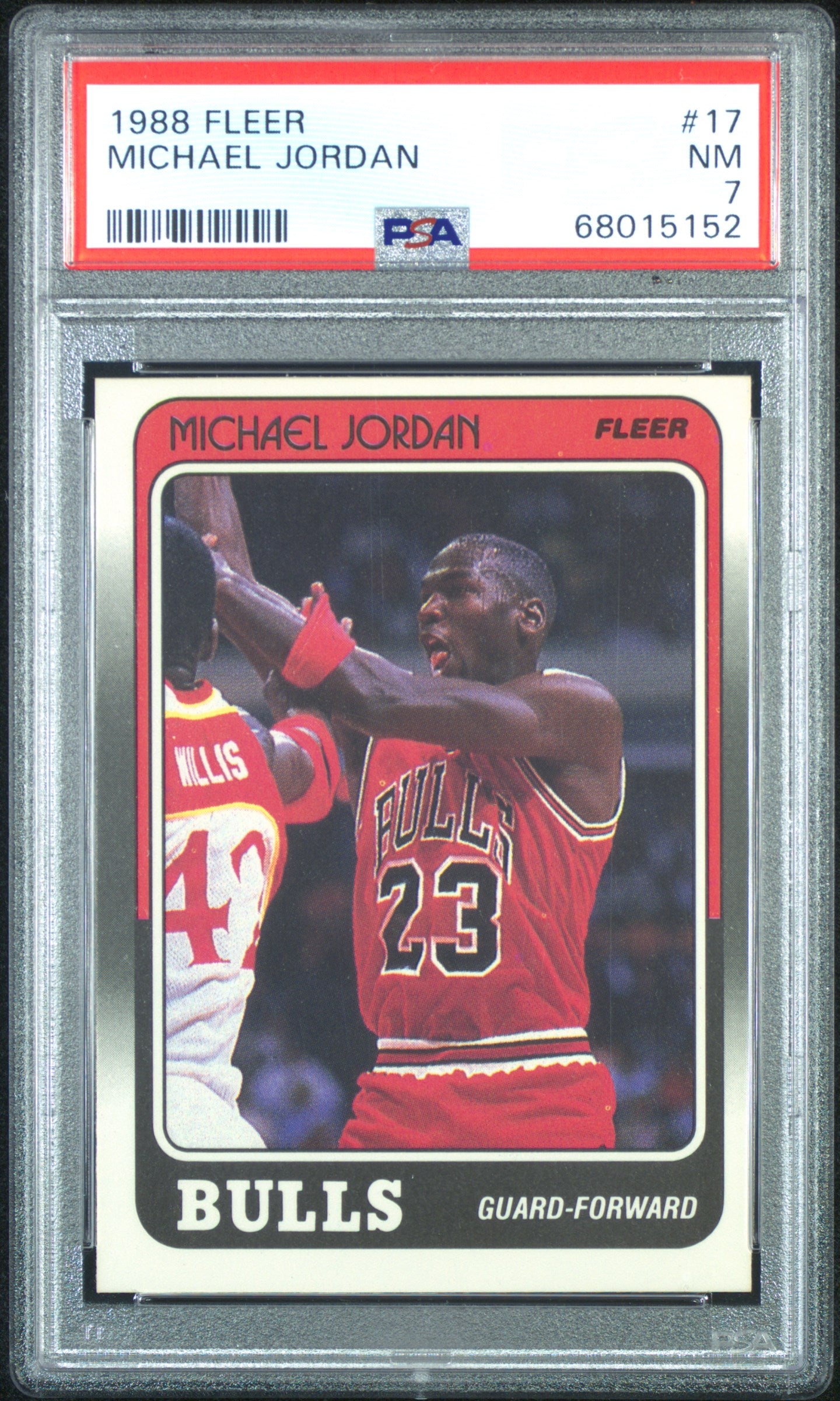 Michael Jordan 1988 Fleer #17 PSA 7 Near Mint