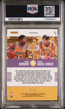Kareem Abdul-Jabbar + Magic Johnson 2020 Contenders Optic Pink N Roll Gold #3/10 PSA 8 Nm-Mint