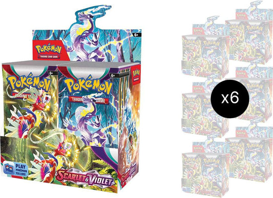 Pokemon Scarlet and Violet Booster 6 Box Case