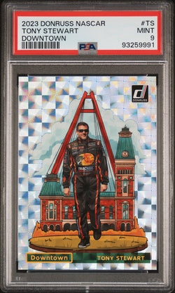 Tony Stewart 2023 Donruss NASCAR Downtown PSA 9 Mint