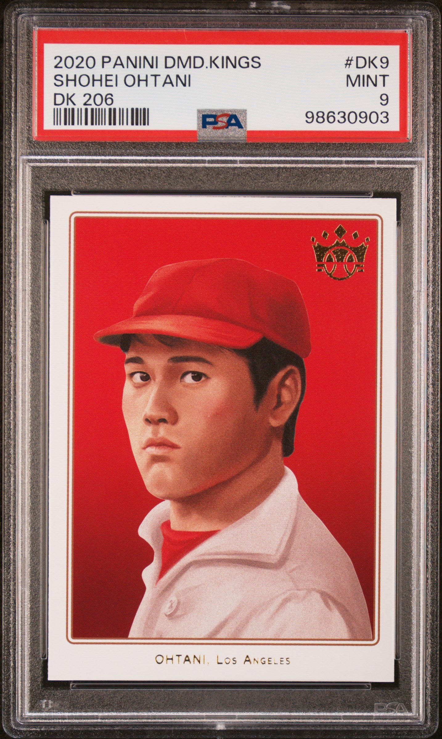 Shohei Ohtani 2020 Panini Diamond Kings DK 206 PSA 9 Mint