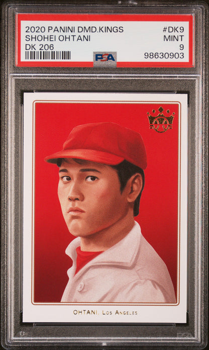 Shohei Ohtani 2020 Panini Diamond Kings DK 206 PSA 9 Mint