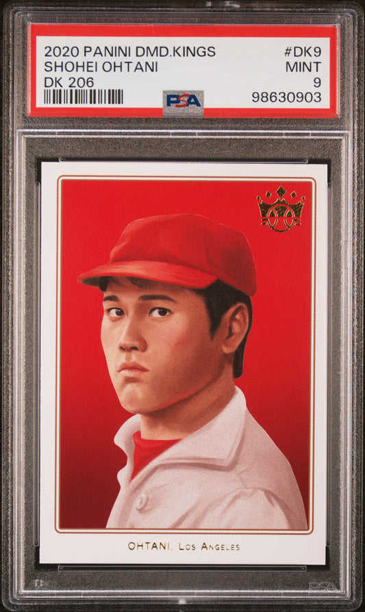 Shohei Ohtani 2020 Panini Diamond Kings DK 206 PSA 9 Mint