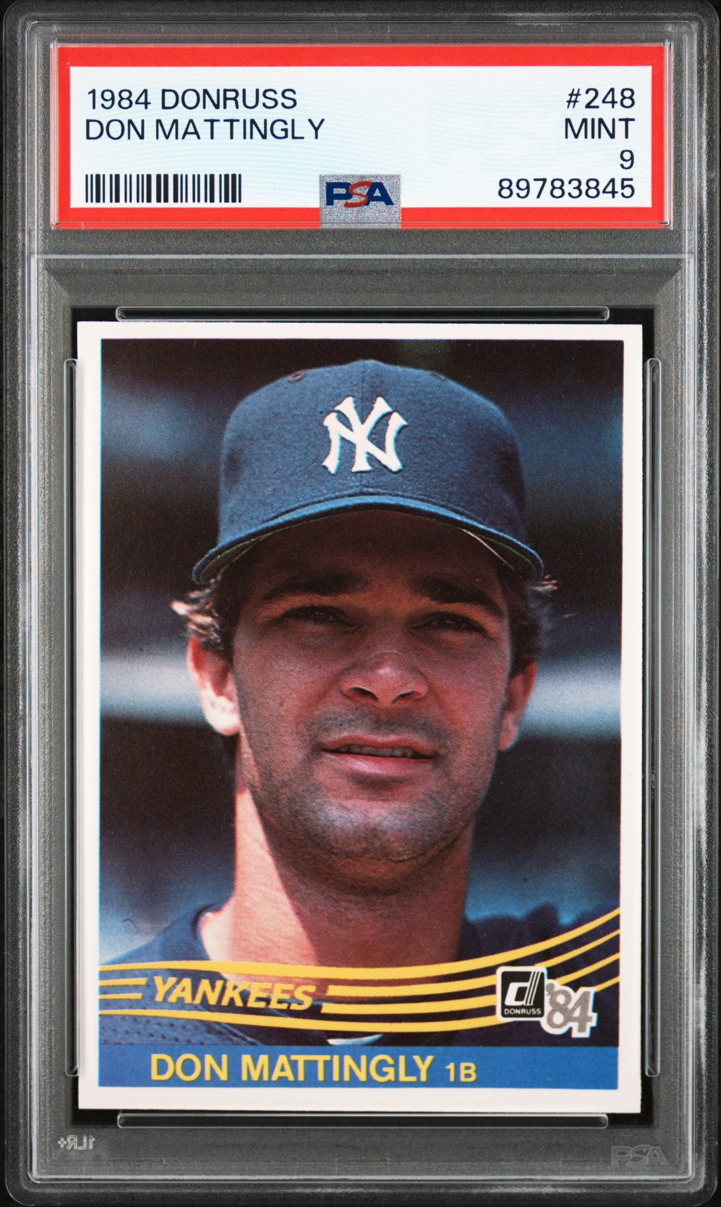 Don Mattingly 1984 Donruss #248 PSA 9 Mint