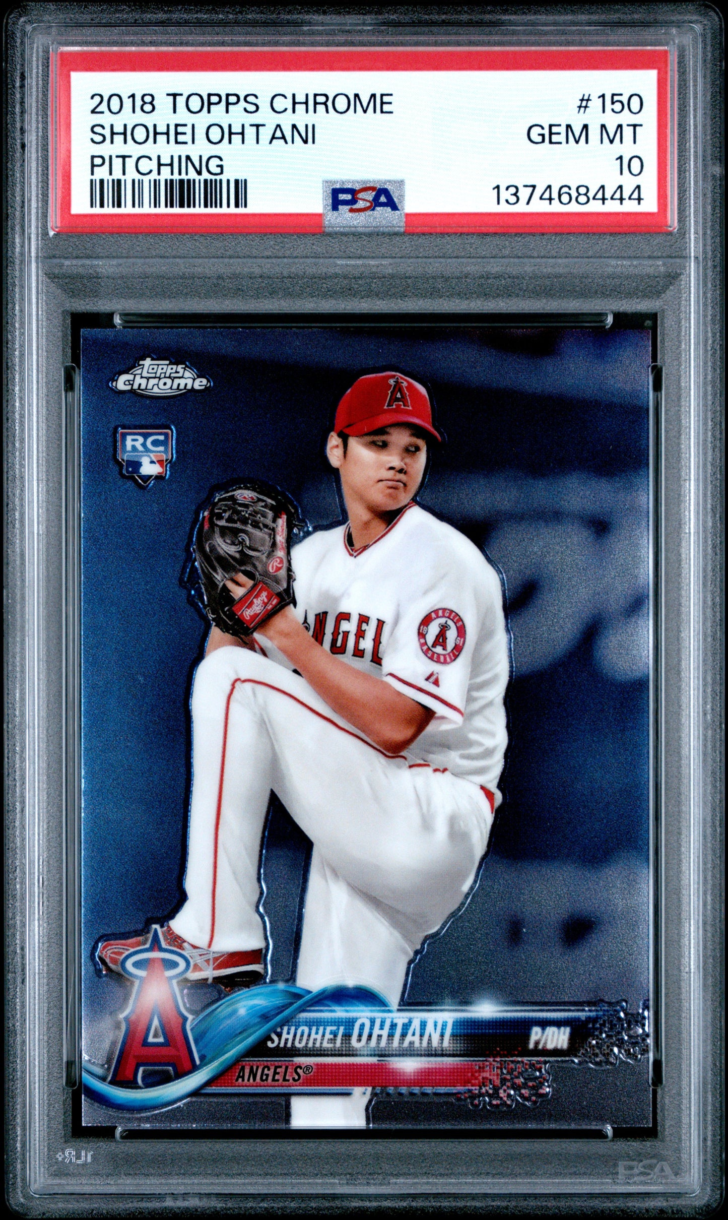 Shohei Ohtani 2018 TOpps Chrome Rookie #150 PSA 10 Gem Mint 8444