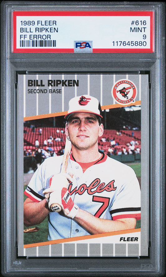 Bill Ripken 1989 Fleer #616 FF Error PSA 9 Mint 5880