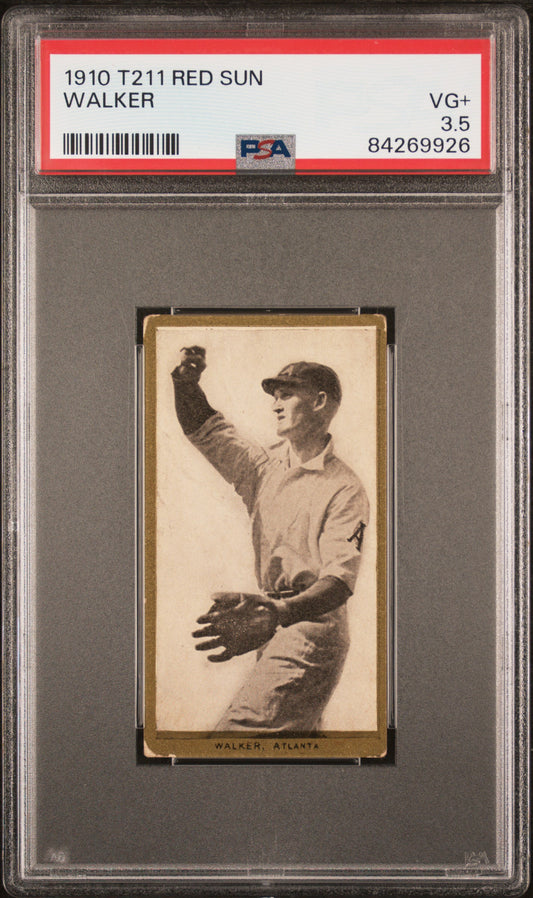 Walker 1910 T211 Red Sun PSA 3,5 Very Good+