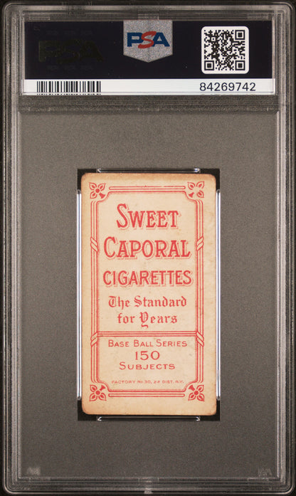 John Mcgraw 1909-11 T206 Sweet Caporal 150/30 Finger In Air PSA 1.5 Fair