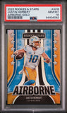 Justin Herbert 2023 Panini Rookies and Stars Airborne Gold #1/10 PSA 10 Gem Mint