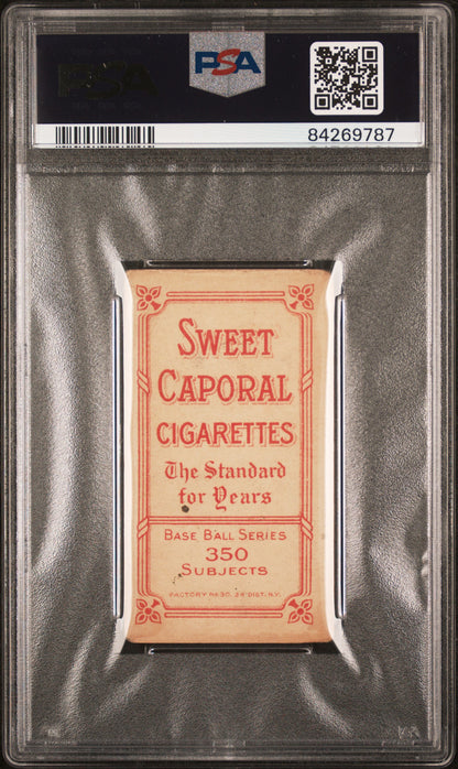 Roger Bresnahan 1909-11 T206 Sweet Caporal 350/30 With Bat PSA 2 Good