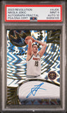 Nikola Jokic 2023 Panini Revolution Fractal Auto #22/50 PSA 9 Auto 10