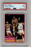 Magic Johnson 1981-82 Topps #21 PSA 9 Mint