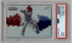 Mike Trout 2021 Prizm Color Blast #CB2 PSA 9 Mint