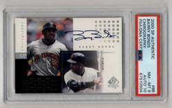 Barry Bonds 2000 SP Authentic Chirography Auto PSA 8 Near Mint Mint Auto 10