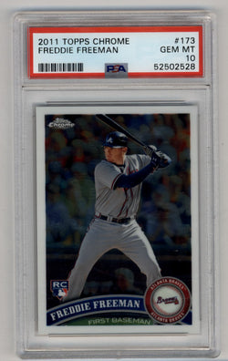 Freddie Freeman 2011 Topps Chrome Rookie #173 PSA 10 Gem Mint 2528