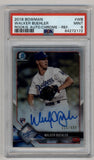 Walker Buehler 2018 Bowman Chrome Rookie Auto Refractor 215/499 PSA 9 Mint