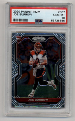 Joe Burrow 2020 Prizm #307 PSA 10 Gem Mint 6656