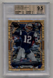 Tom Brady 2015 Bowman Rainbow Orange Ice 49/50 #V70 BGS 9.5 Gem Mint