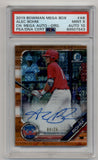 Alec Bohm 2019 Bowman Chrome Mega Box Orange Auto 04/25 PSA 9 Auto 10