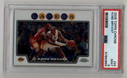 Kobe Bryant 2008-09 Topps Chrome #24 PSA 9 Mint