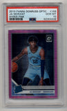 Ja Morant 2019-20 Donruss Optic Hyper Pink #168 PSA 10 Gem Mint