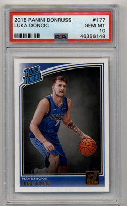 Luka Doncic 2018-19 Donruss Rookie #177 PSA 10 Gem Mint 6148