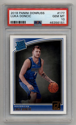 Luka Doncic 2018-19 Donruss Rookie #177 PSA 10 Gem Mint 6151