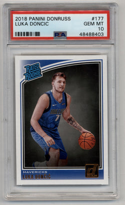 Luka Doncic 2018-19 Donruss Rookie #177 PSA 10 Gem Mint 8403