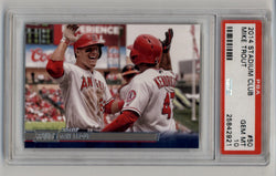 Mike Trout 2014 Stadium Club #50 PSA 10 Gem Mint