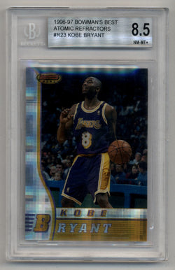 Kobe Bryant 1996-97 Bowman's Best Atomic Refractor #R23 BGS 8.5 Near Mint Mint+