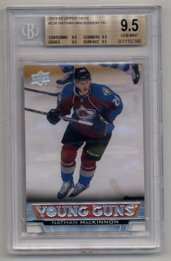 Nathan MacKinnon 2013-14 Upper Deck Young Gun #238 BGS 9.5 Gem Mint