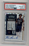 Kira Lewis Jr 2020 Contenders Cracked Ice Auto 18/25 PSA 10 Gem Mint Auto 10