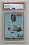 Hank Aaron 1970 Topps #500 PSA 8 Near Mint Mint