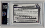 Benny Montgomery 2021 Bowman Chrome Draft Picks Green Refractor Auto 29/99 PSA 10 Gem Mint