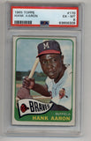 Hank Aaron 1965 Topps #170 PSA 6 Excellent Mint 6309