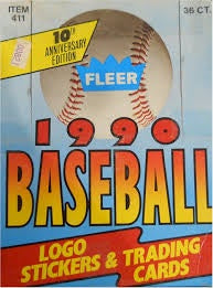 1990 Fleer Baseball Wax Box