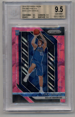 Luka Doncic 2018-19 Prizm Rookie #280 Pink Ice BGS 9.5 Gem Mint