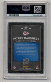 Patrick Mahomes 2017 Donruss Rated Rookie #327 PSA 8 Near Mint-Mint