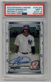 Jasson Dominguez 2020 Bowman Chrome Prospect Auto PSA 9 Mint 10 Auto