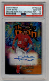 Juan Soto 2020 Finest '98 The Man Orange Refractor Auto 07/25 PSA 10 Gem Mint