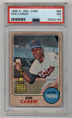 Rod Carew 1968 O-Pee-Chee #80 PSA 7 Near Mint