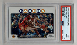 Kobe Bryant 2008-09 Topps Chrome Refractor #24 PSA 9 Mint