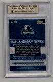 Karl-Anthony Towns 2015-16 Prizm Ruby 286/350 PSA 10 Gem Mint