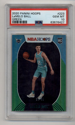 LaMelo Ball 2020-21 Hoops Green #223 PSA 10 Gem Mint