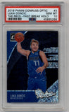 Luka Doncic 2018-19 Optic The Rookies Fast Break Holo #3 PSA 10 Gem Mint