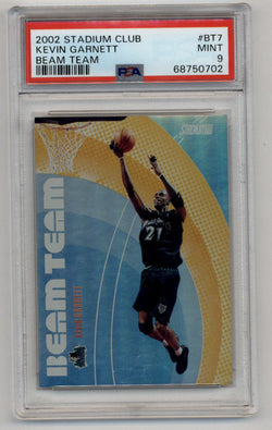 Kevin Garnett 2002-03 Studium Club #BT7 023/500  Beam Team PSA 9 Mint