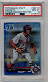 Juan Soto 2017 Bowman Draft Chrome #BDC162 70th Refractor 163/200 PSA 10 Gem Mint