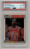 Michael Jordan 1987-88 Fleer #59 PSA 8 Near Mint-Mint 1581