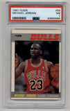 Michael Jordan 1987-88 Fleer #59 PSA 7 Near Mint 0084